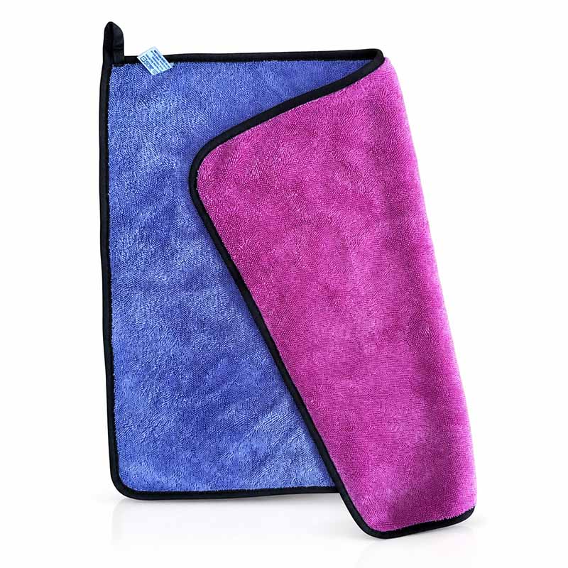 Micro Magic Berry Twist Mikrofaser-Trockentuch 2er-Set, extra saugstark und streifenfrei, ideal für Dusche, Auto und Haushalt, schnelltrocknend und vielseitig einsetzbar