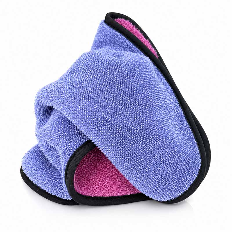 Micro Magic Mikrofaser-Trockentuch 2er-Set, Fast Dry, extra saugstark, streifenfrei für Dusche, Auto und Haushalt, Berry Twist Design