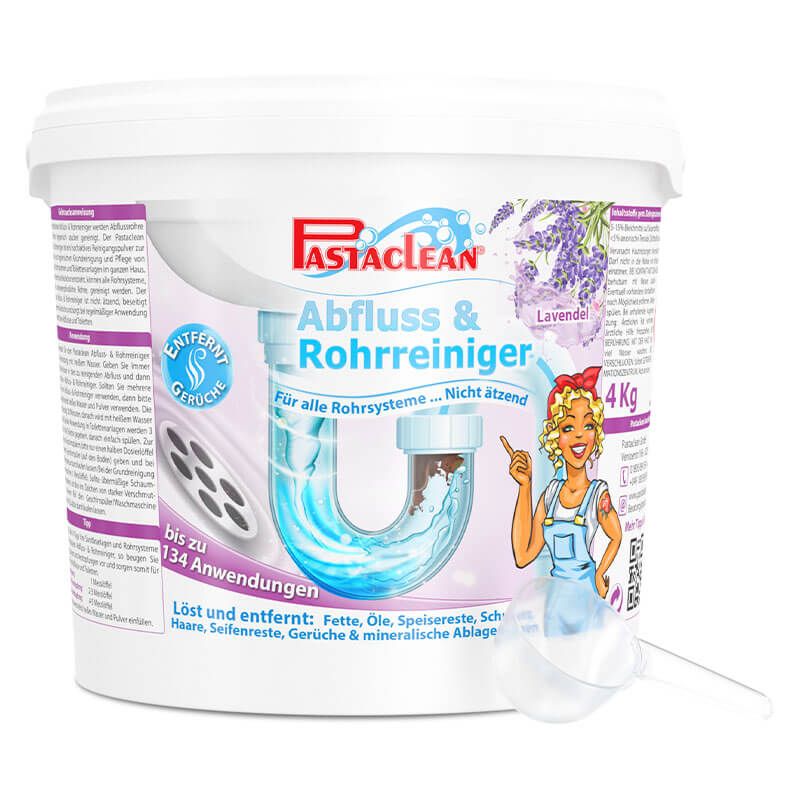 Abfluss- & Rohrreiniger (Lavendel), 4kg