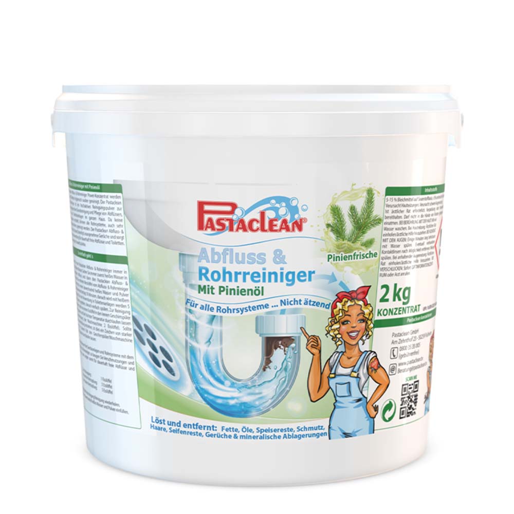Abfluss-Rohrreiniger mit Pinienöl, 2 kg