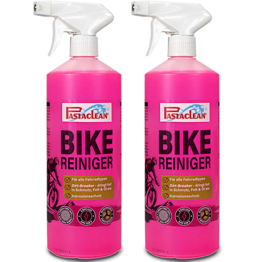 PASTACLEAN Bikereiniger (2 Liter) Nano Fahrradreiniger Spray für Carbon & E-Bike, biologisch abbaubar