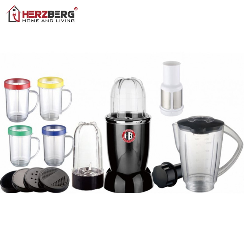 Herzberg Smoothie Maker Multifunktionsmixer - Standmixer, 21tlg.