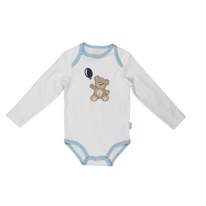 Lilly & Fynn  Baby Body, langarm, 2er Set, 100% Bio-Baumwolle