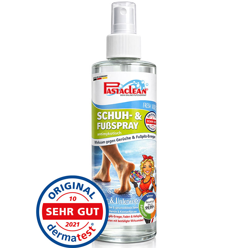 Fußdesinfektionsmittel für Schuhe & Füße