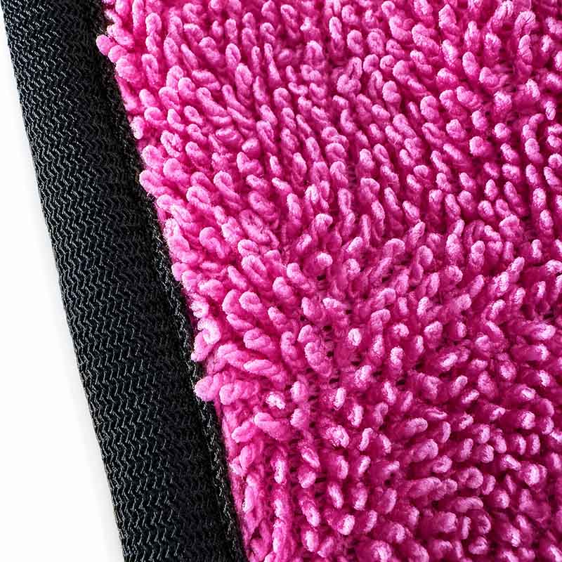 Micro Magic Mikrofaser-Trockentuch 2er-Set extra saugstark und streifenfrei für Dusche, Auto und Haushalt, Fast Dry Funktion, Berry Twist Design.