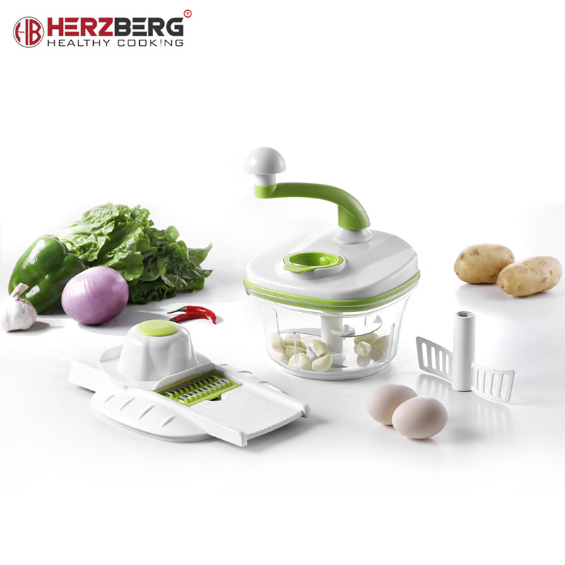 Herzberg Multizerkleinerer - 10-in-1 Gemüseschneider