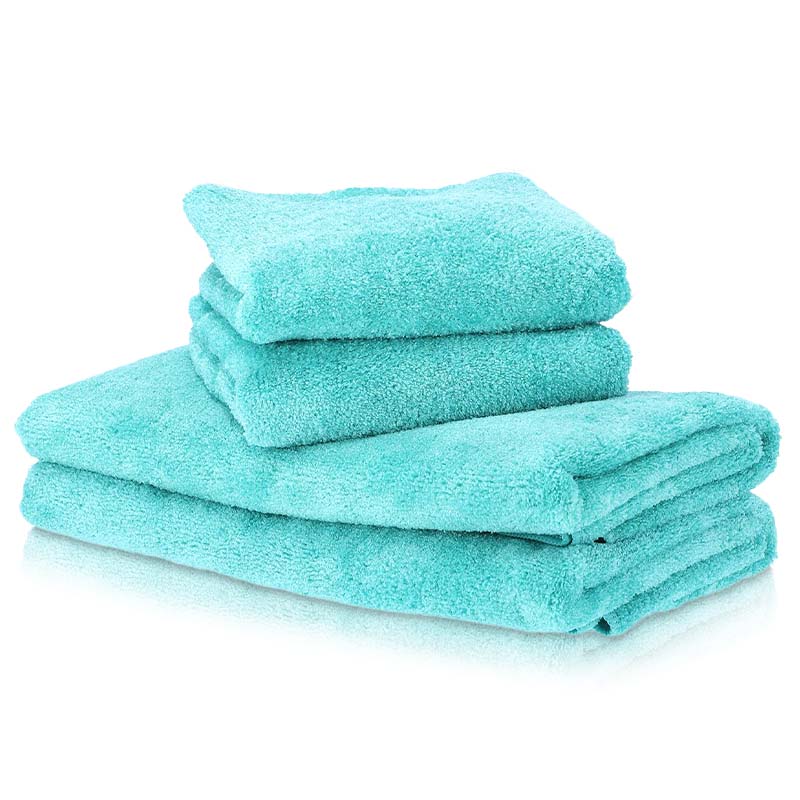 Bade Handtücher Set Türkis Bade Handtücher Set Türkis 4 teilig Pastaclean