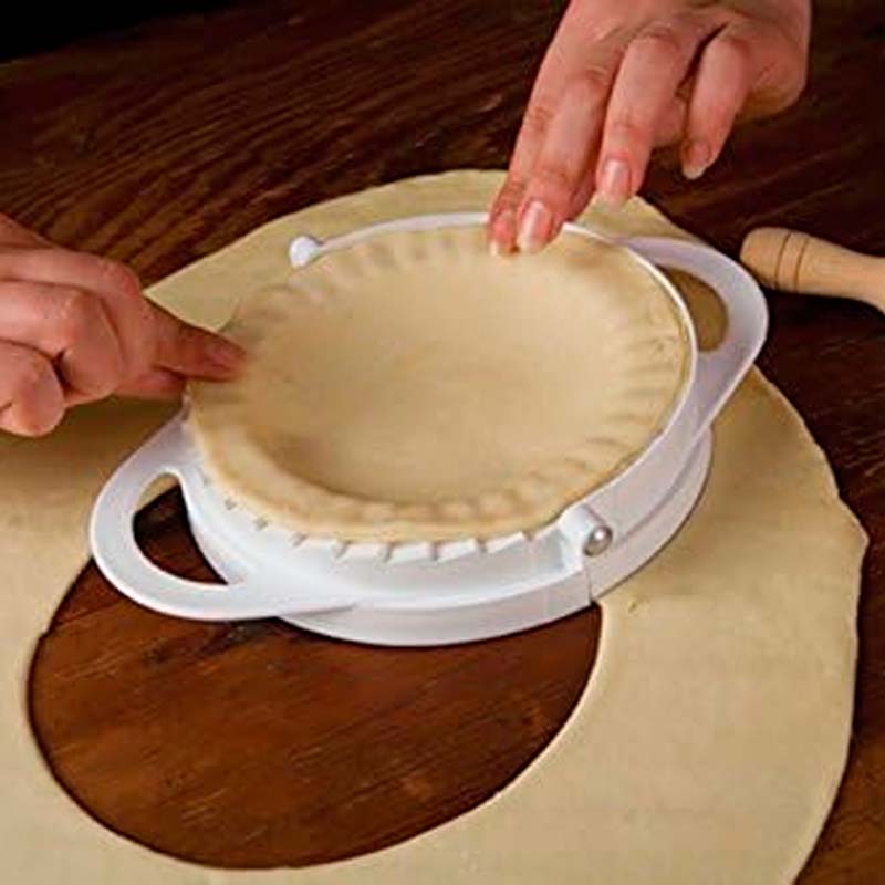 Calzone Maker Teigtaschenformer für einfache Zubereitung von gefüllten Teigtaschen, robustes Material, optimal für Küche und Backen, formt gleichmäßige Teigränder für perfekte Calzonen und Gebäck.