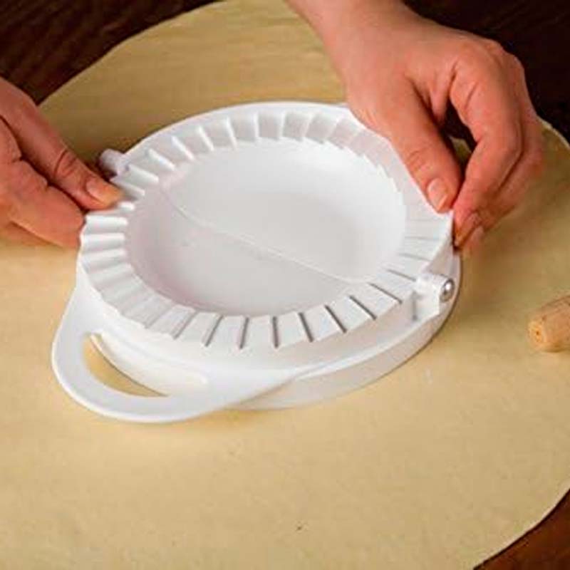 Calzone Maker Teigtaschenformer für einfache und schnelle Herstellung von gefüllten Teigtaschen in der Küche, geeignet für Calzone, Empanadas und andere Pasteten.