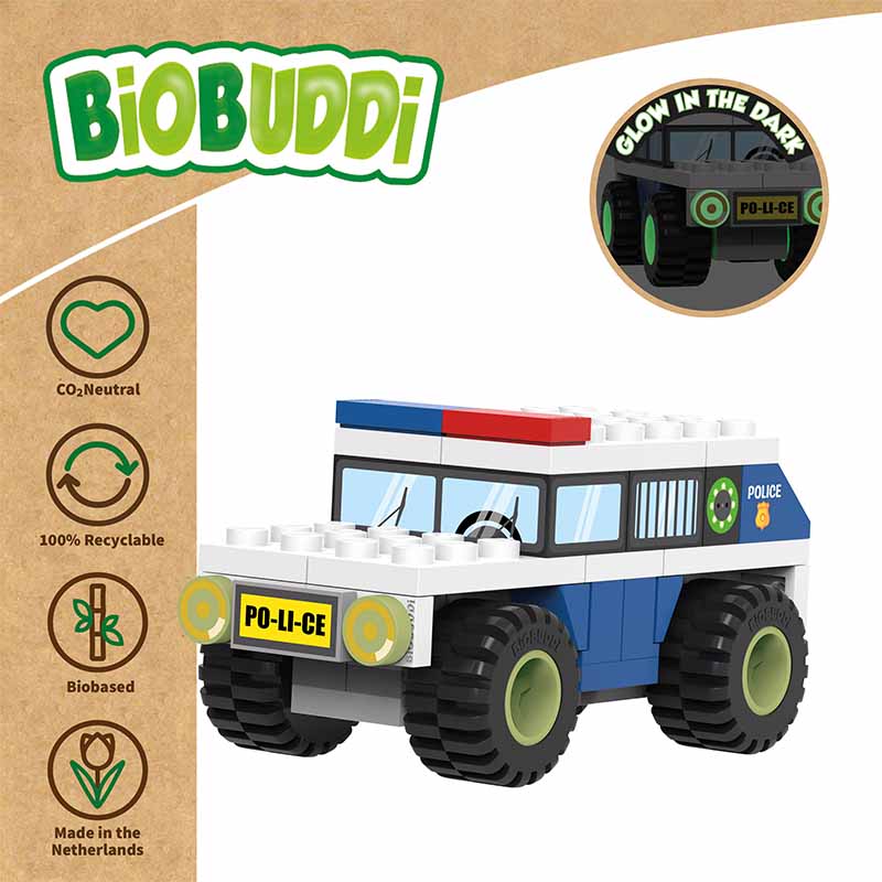 Bio Bausteine (56 Teile) Polizeiauto