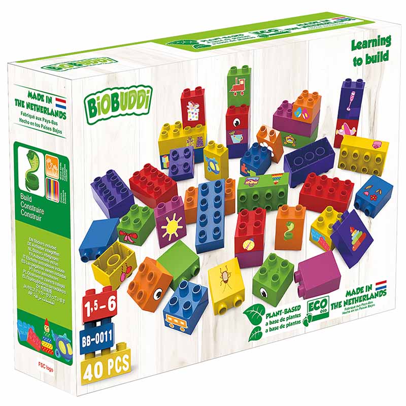 BiOBUDDi Build Baustein Set 40 Teile biobuddi-build-baustein-set-40-teile