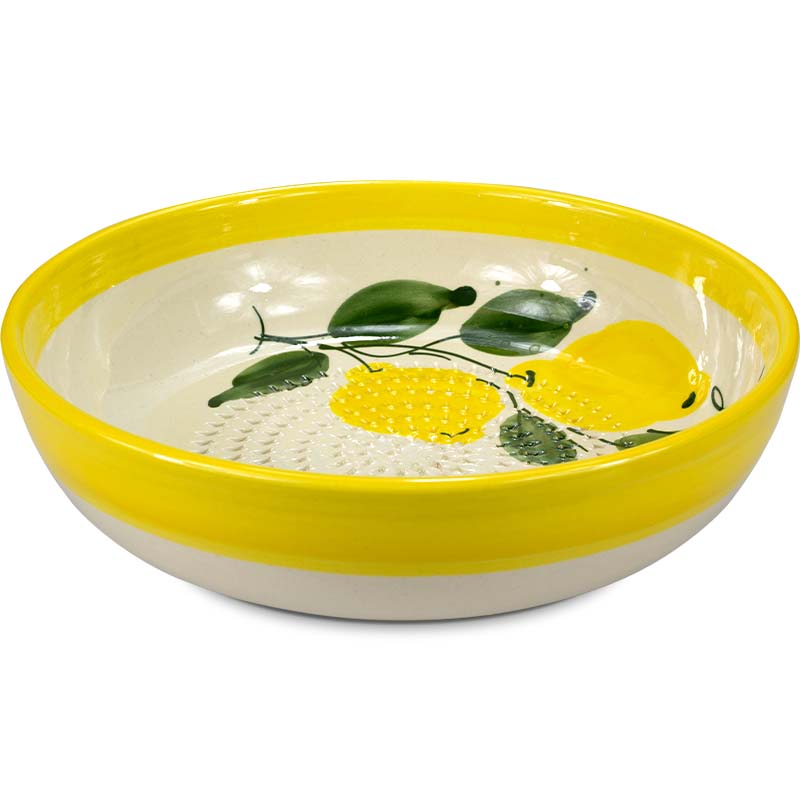 Dipschale Keramikreibe mit Pinsel - Motiv Yellow, 2tlg.