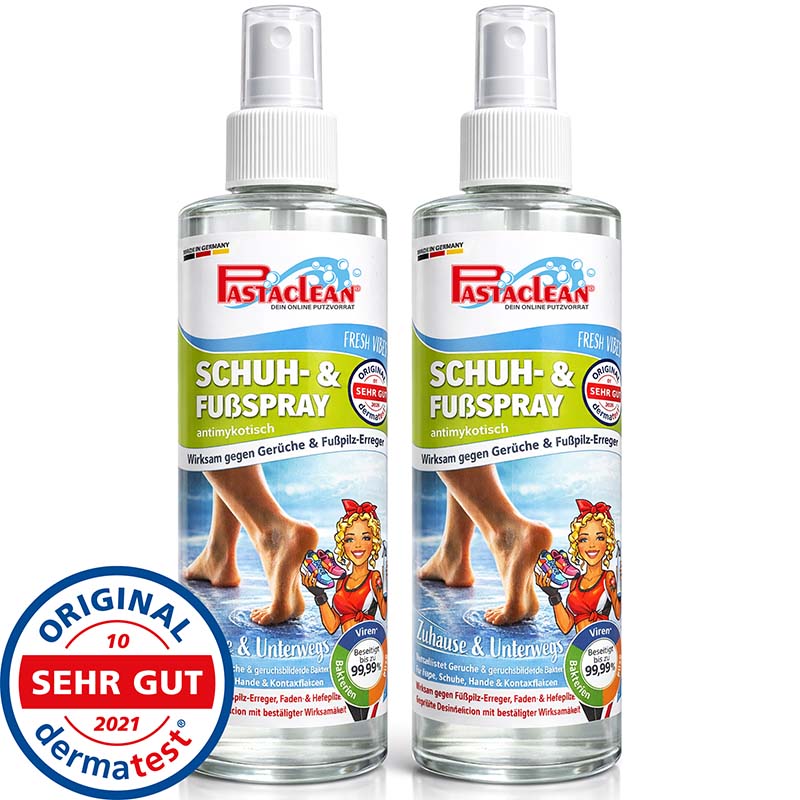 Fußdesinfektionsmittel für Schuhe & Füße
