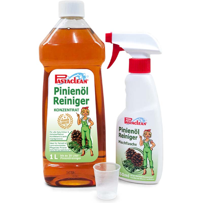 Pinienölreiniger Konzentrat - Allzweckreiniger, 1000ml + Zubehör