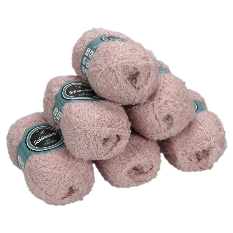 Wolle Set Lacegarn (Rosa) mit Anleitung Pullover