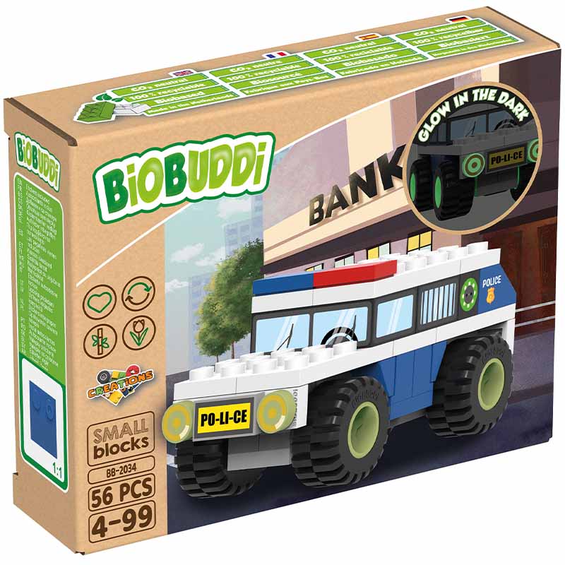 Bio Bausteine (56 Teile) Polizeiauto Bio Bausteine (56 Teile) Polizeiauto