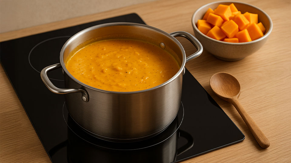 Kürbiscremesuppe kochen Kürbiscremesuppe kochen