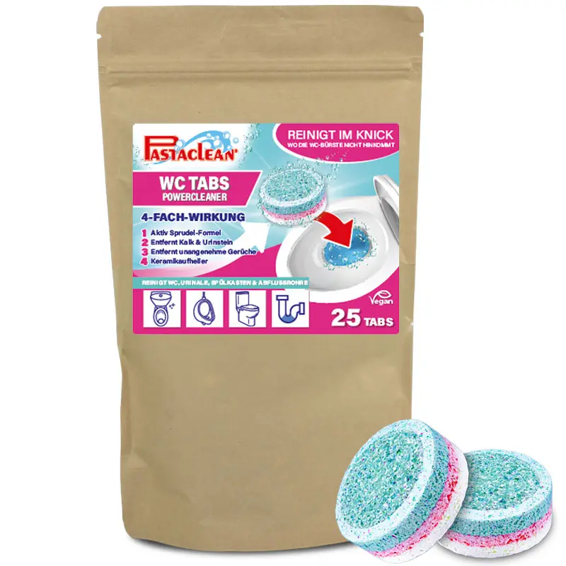 WC Tabs Toiletten Reiniger 25 Stück WC Tabs Toiletten Reiniger 25 Stück