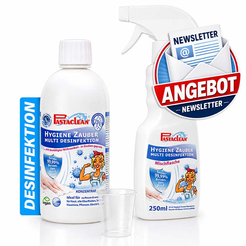 Flächendesinfektion Konzentrat alkoholfrei 500 ml – Desinfektionsmittel für Oberflächen gegen Viren, Bakterien & Pilze - Hygienezauber