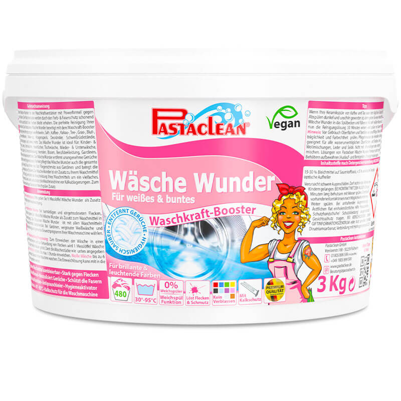 Waschkraftverstärker Wäsche Wunder 3kg Pastaclean Waschkraftverstärker Wäsche Wunder 3kg Pastaclean