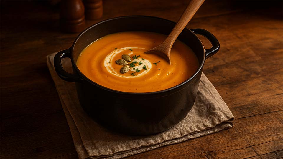 fertige Kürbiscremesuppe fertige Kürbiscremesuppe
