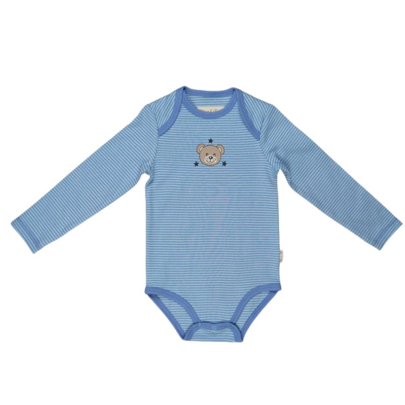 Lilly & Fynn  Baby Body, langarm, 2er Set, 100% Bio-Baumwolle