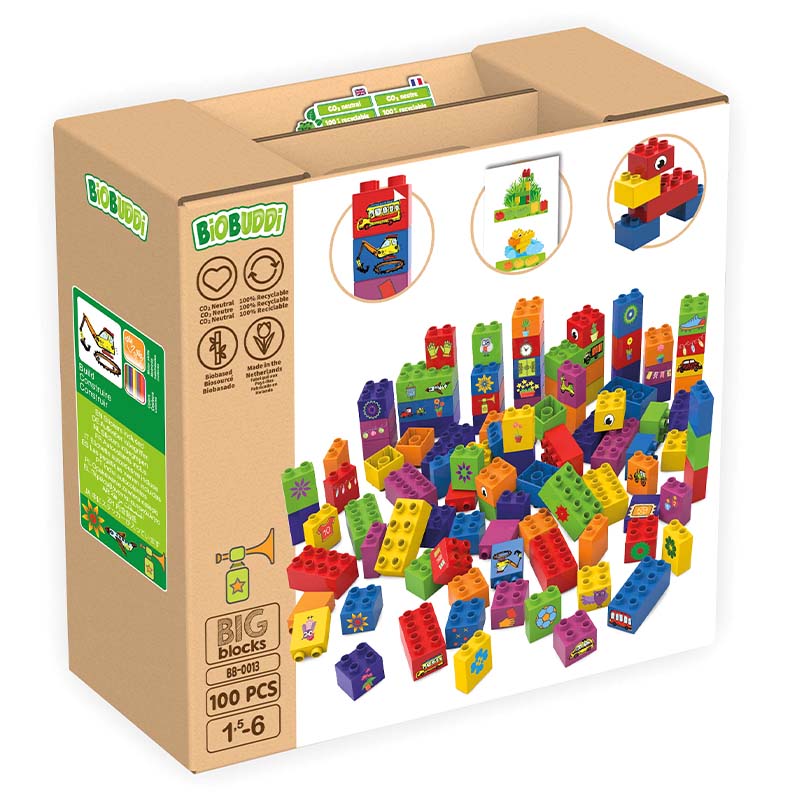 BiOBUDDi Build Baustein Set 100 Teile biobuddi-build-baustein-set-100-teile