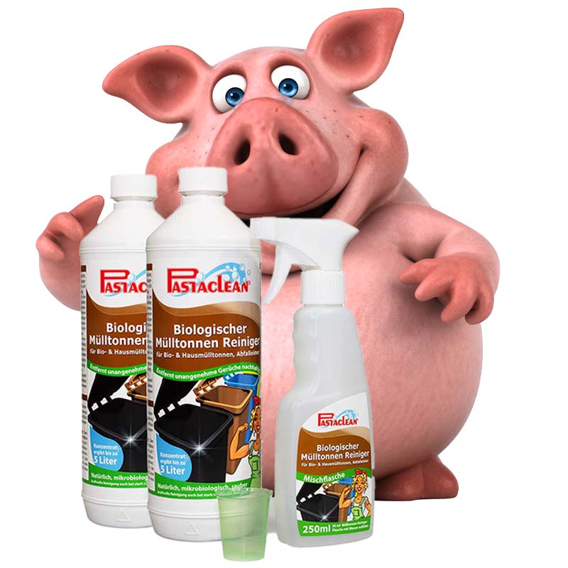 Biologischer Mülltonnen Reiniger, 2x 1 Liter